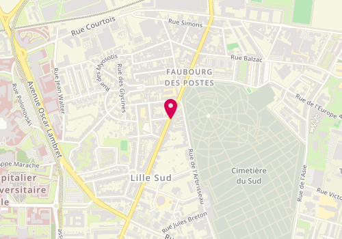 Plan de L'Épi d'Or, 133 Rue du Faubourg des Postes, 59000 Lille