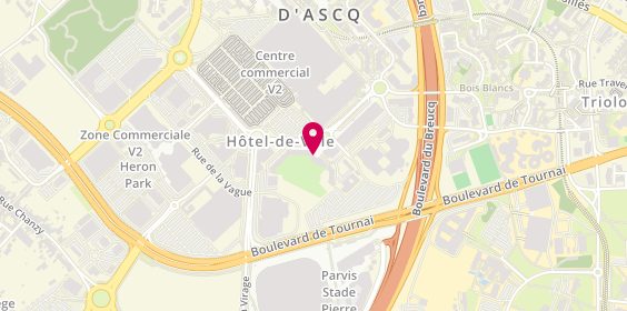 Plan de Domino's Pizza, 79 Boulevard de Valmy, 59650 Villeneuve-d'Ascq
