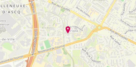 Plan de Triolo Market, Centre Commercial Triolo
11 Rue Traversière, 59650 Villeneuve-d'Ascq