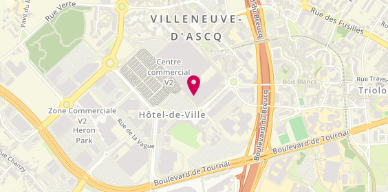 Plan de Fresh Burritos, Boulevard de Valmy, 59650 Villeneuve-d'Ascq