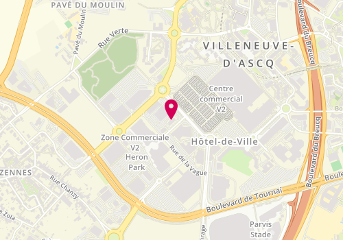 Plan de Mcdonald's, 123 Boulevard de Valmy, 59650 Villeneuve-d'Ascq