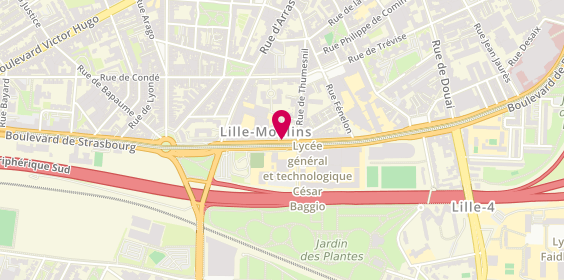 Plan de Le Narjis, 29 Boulevard d'Alsace, 59000 Lille