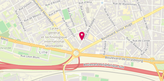 Plan de Gld Lille, 248 Rue des Postes, 59000 Lille