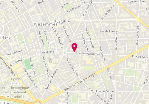 Plan de L'Atelier au Bon Coin, 168 Rue de Wazemmes, 59000 Lille