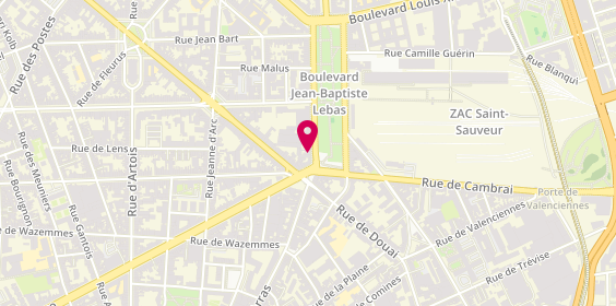 Plan de Baan Boon, 70 Boulevard Jean-Baptiste Lebas, 59000 Lille