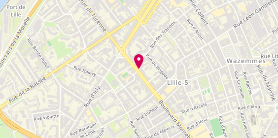 Plan de Allo Couscous, 19 Boulevard Montebello, 59000 Lille