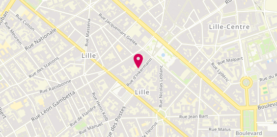 Plan de Celine, 26 Rue d'Inkermann, 59000 Lille