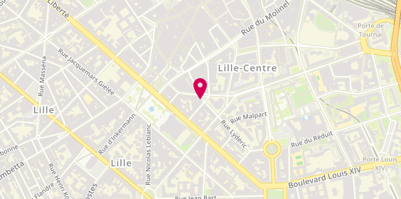 Plan de Gusto Mio, 15 place Jacquard, 59000 Lille