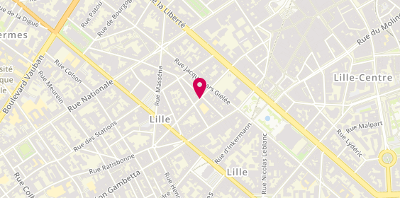 Plan de La Brioche Dorée Café, Niveau 0 Centre Commercial Euralille, 59777 Lille