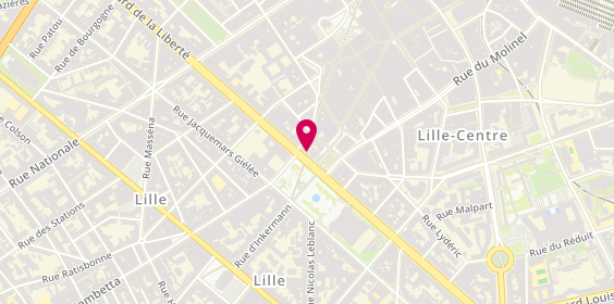 Plan de Freshway, 141 Boulevard Liberté, 59800 Lille