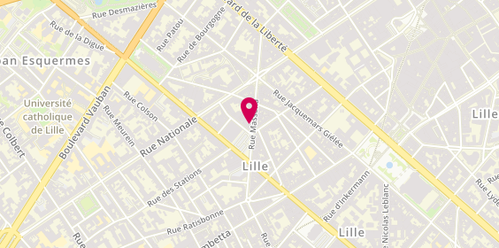Plan de Ali Baba, 52 Rue Masséna, 59000 Lille