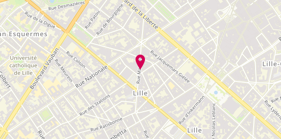 Plan de Le Bosphore, 53 Rue Masséna, 59000 Lille