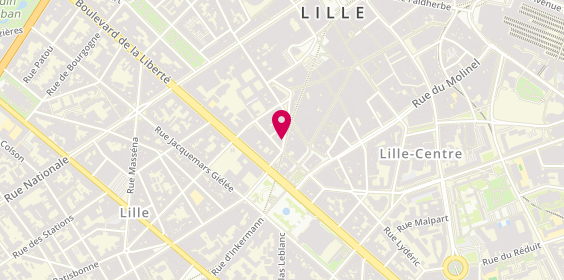 Plan de Pad Thai, 8 Rue Georges Maertens, 59800 Lille