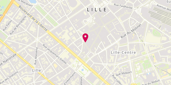 Plan de Vanity Lounge, 22 Rue Hôpital Militaire, 59800 Lille