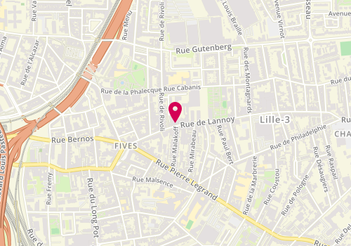 Plan de Mt Food, 61 Rue de Lannoy, 59800 Lille
