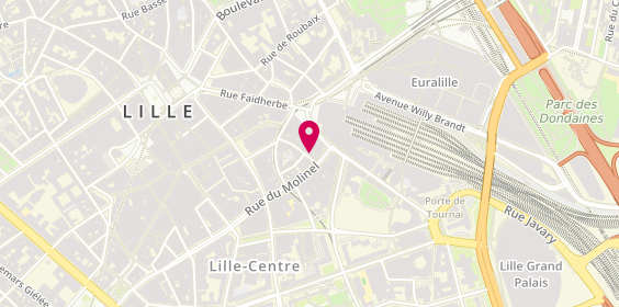 Plan de La Palmeraie, 15 Rue Sainte Anne, 59800 Lille