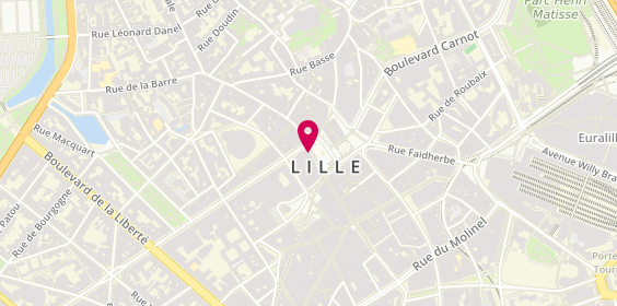 Plan de Mcdonald's, 23 Place General de Gaulle, 59800 Lille