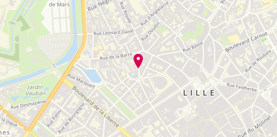 Plan de L'Adresse, 34 Bis Rue des Bouchers, 59800 Lille