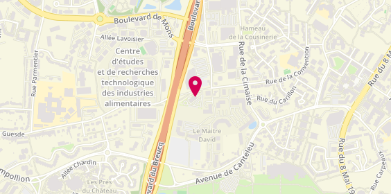 Plan de Mcdonald's, 211 Rue de la Convention, 59650 Villeneuve-d'Ascq