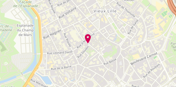 Plan de De Rode Koe, 29 Rue des 3 Mollettes, 59800 Lille