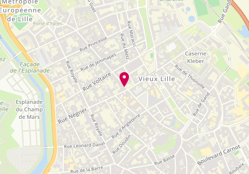 Plan de Truva Kebab Lille, 3 Rue Saint-André, 59800 Lille