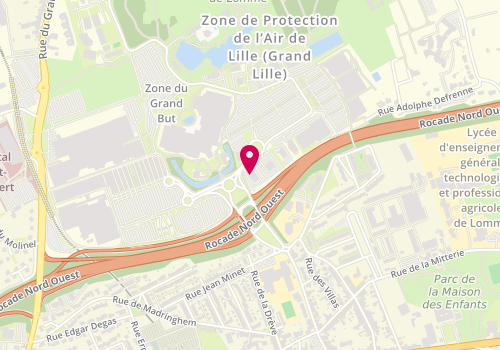 Plan de McDonald's - Lille Lomme, Centre Commercial Carrefour Zone Du, 59160 Lille