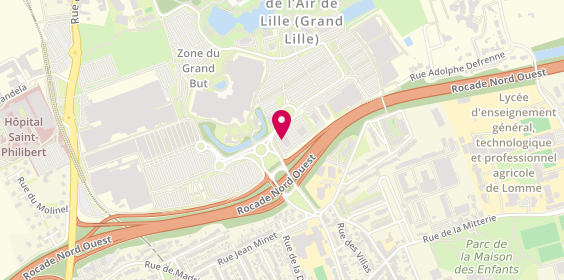 Plan de McDonald's - Lille Lomme, Centre Commercial Carrefour Zone Du, 59160 Lille