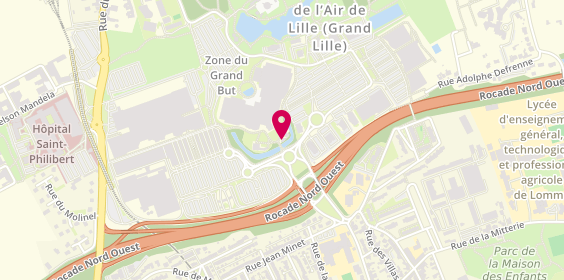 Plan de Subway, Centre Commercial Kinepolis, 59160 Lille