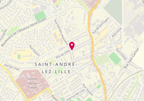 Plan de Le 73, 73 Rue du Maréchal Foch, 59350 Saint-André-lez-Lille
