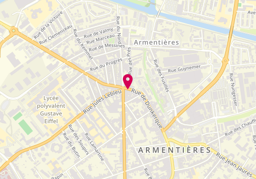 Plan de Piatto di Pasta Armentières, 115 Rue de Dunkerque, 59280 Armentières