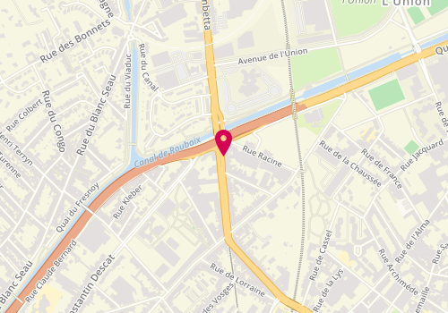 Plan de L'Atelier Pizza Roubaix, 70 Boulevard de la République, 59100 Roubaix