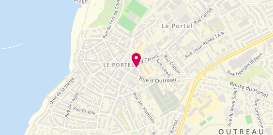 Plan de Carrefour Express, 12 Rue Carnot, 62480 Le Portel