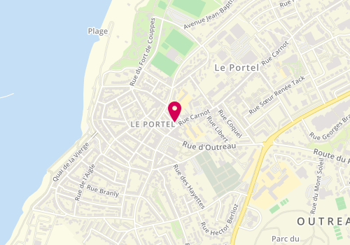 Plan de LELEU Thierry Alfred Pierre, 19 Rue Battez, 62480 Le Portel