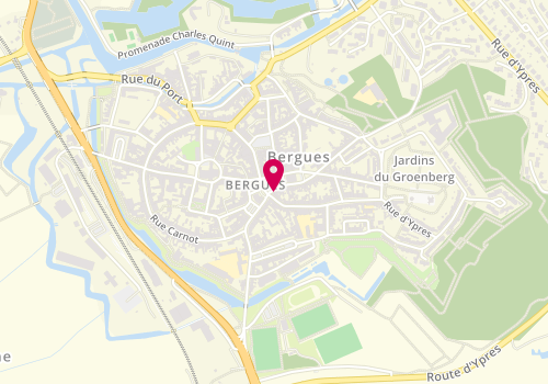 Plan de Friterie des Flandres, 14 Place de la Republique, 59380 Bergues