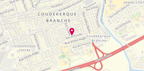 Plan de Au Fournil des Provinces, 29 Rue de Picardie, 59210 Coudekerque-Branche