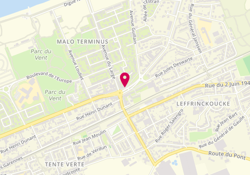 Plan de Bèle Frites, 5 Boulevard Jean-Baptiste Trystram, 59240 Dunkerque
